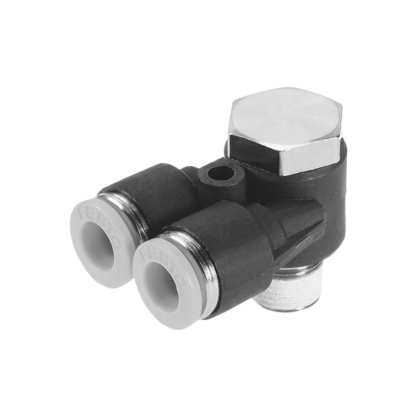 Festo Push-In T-Fitting QSYLV-3/8-3/8-U QSYLV-3/8-3/8-U - main